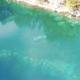 One of the many sunken vehicles.